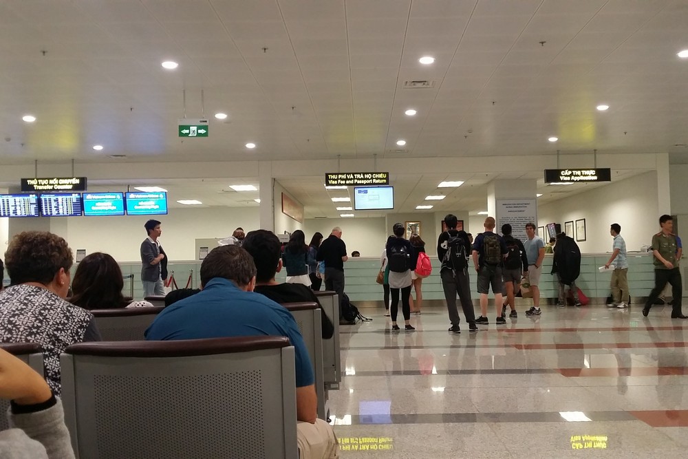 Vietnam Immigration, entry in Ha Noi New terminal