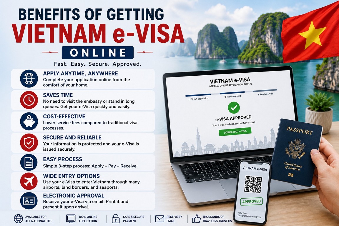Benefits of getting Vietnam e-Visa online
