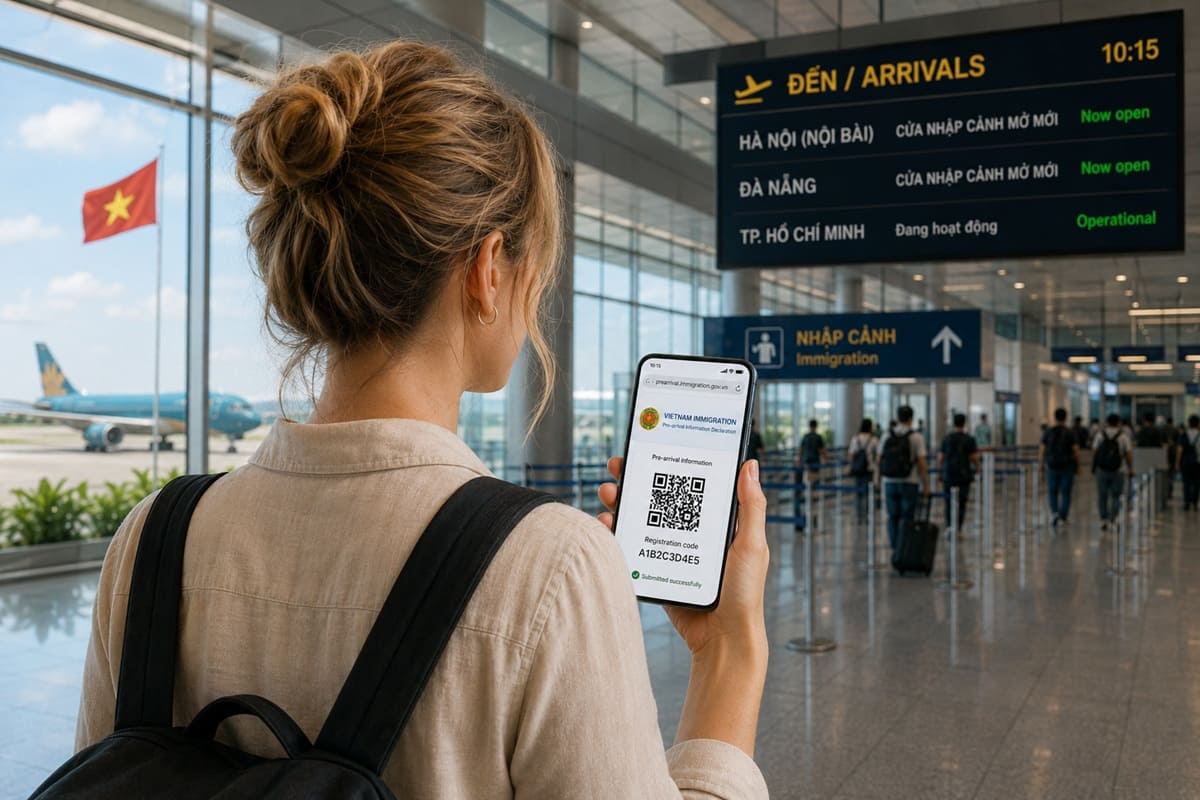 Vietnam Pre-Arrival Form (QR Code): A Quick Guide for Travelers